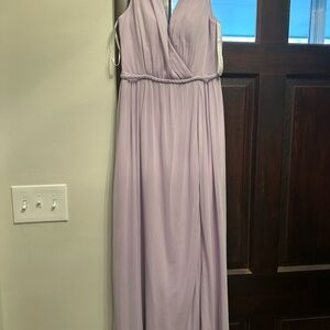 Elegant Lavender Maxi Dress